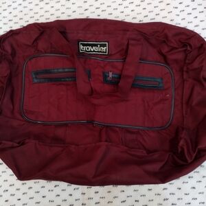 Traveler Burgundy Men's Bag